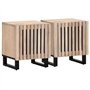 vidaXL Tables de Chevet 2 pcs