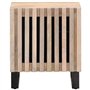 vidaXL Tables de Chevet 2 pcs, Armoires de Lit avec Rangement, Tables de Nuit, Meubles de Chambre à Coucher Intérieur, Bois Mang