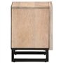 vidaXL Tables de Chevet 2 pcs, Armoires de Lit avec Rangement, Tables de Nuit, Meubles de Chambre à Coucher Intérieur, Bois Mang