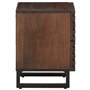 vidaXL Tables de Chevet 2 pcs, Armoires de Lit avec Rangement, Tables de Nuit, Meubles de Chambre à Coucher Intérieur, Bois de M