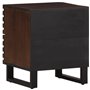 vidaXL Tables de Chevet 2 pcs, Armoires de Lit avec Rangement, Tables de Nuit, Meubles de Chambre à Coucher Intérieur, Bois de M