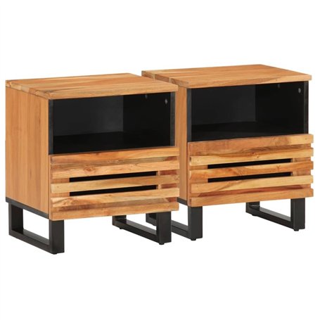 vidaXL Tables de Chevet 2 pcs