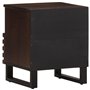 vidaXL Table de Chevet, Armoire de Lit avec Rangement, Table de Nuit, Meuble de Chambre à Coucher Intérieur, Bois de Manguier Ma