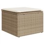 vidaXL Salon de Jardin avec Coussins 10 pcs, Canapés avec Pieds Réglables, Ensemble de Meubles d'Extérieur Patio Terrasse, Moder