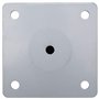 vidaXL Base de Parasol pour mât Ø38/48 mm argenté Acier, Base de Parapluie, Pied de Parasol, Support de Parapluie de Jardin, Sup