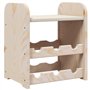 vidaXL Casier à vin avec Panneau supérieur 33x25x37 cm Bois pin Massif