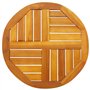 vidaXL Dessus de Table Ø50x2 cm Rond Bois Massif d'acacia