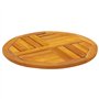 vidaXL Dessus de Table Ø50x2 cm Rond Bois Massif d'acacia, Plateau de Table de Remplacement, Plateau de Meuble en Bois, Plateau 
