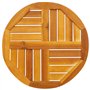 vidaXL Dessus de Table Ø50x2 cm Rond Bois Massif d'acacia, Plateau de Table de Remplacement, Plateau de Meuble en Bois, Plateau 