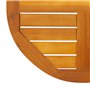 vidaXL Dessus de Table Ø50x2 cm Rond Bois Massif d'acacia, Plateau de Table de Remplacement, Plateau de Meuble en Bois, Plateau 
