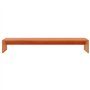 vidaXL Support de Moniteur Marron Miel 100x27x15 cm Bois de pin Solide, Support de Moniteur Double, Support de Moniteur en Bois,