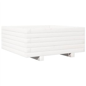 vidaXL Jardinière Blanc 60x60x26