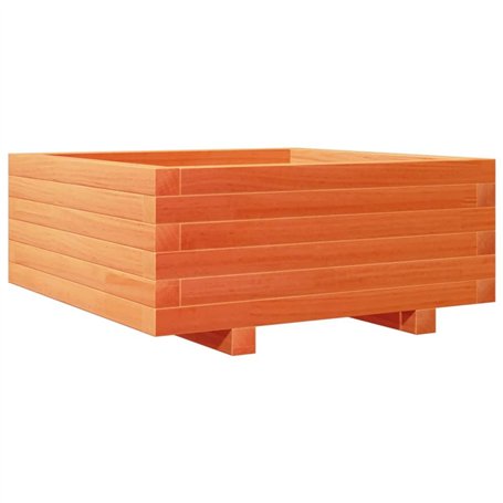 vidaXL Jardinière Cire Marron 60x60x26