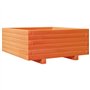vidaXL Jardinière Cire Marron 60x60x26