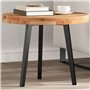 vidaXL Dessus de Table Rond Ø50x4 cm Bois Massif d'acacia
