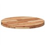 vidaXL Dessus de table rond Ø60x4 cm bois massif d'acacia