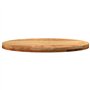 vidaXL Dessus de Table 80x40x4 cm Bois de chêne Massif Ovale