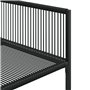 vidaXL Ensemble à Manger de Jardin 11 pcs Noir résine tressée, Ensemble de Salle à Manger d'extérieur, Meuble de Salle à Manger 