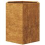 vidaXL Jardinière hexagone 46x40x45 cm Acier résistant aux intempéries, jardinière de Fleurs, jardinière de Patio, jardinière de