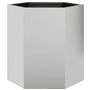 vidaXL Jardinières 2 pcs hexagone 46x40x45 cm Acier résistant aux intempéries, jardinière de Fleurs, jardinière de Patio, jardin