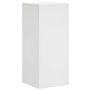vidaXL Supports pour plantes 2 pcs blanc 30x30x70 cm bois d'ingénierie, support de fleurs, support de pot, support pour plantes 