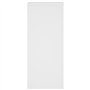 vidaXL Supports pour plantes 2 pcs blanc 30x30x70 cm bois d'ingénierie, support de fleurs, support de pot, support pour plantes 