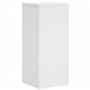 vidaXL Supports pour plantes 2 pcs blanc 30x30x70 cm bois d'ingénierie, support de fleurs, support de pot, support pour plantes 