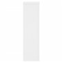 vidaXL Supports pour Plantes 2 pcs Blanc 17x17x60 cm Bois d'ingénierie, Support de Fleurs, Support de Pot de Plante, Support de 