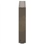 vidaXL Pieds de Table Basse Forme de U 2pcs Acier Naturel 40x(30-31) cm
