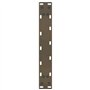 vidaXL Pieds de Table Basse Forme de U 2pcs Acier Naturel 40x(30-31) cm