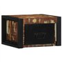 vidaXL Table de Chevet Multicolore 40x35x25 cm Bois de récupération, Armoire de lit, Meuble de Chambre à Coucher, Table de Cheve