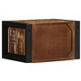 vidaXL Table de Chevet Multicolore 40x35x25 cm Bois de récupération, Armoire de lit, Meuble de Chambre à Coucher, Table de Cheve