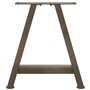 vidaXL Pieds de Table Basse Forme de A 2 pcs 38x(42-43) cm Acier, Pied de Table, Pied de Table en métal, Pied de Meuble, Pied de