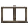 vidaXL Pieds de Table Basse Forme de T 2 pcs Acier Naturel 40x25x(30-31) cm, Pied de Table, Pied de Table en métal, Pied de Meub