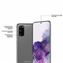Samsung Galaxy S20 4G Smartphone Portable débloqué (128 Go - 8 Go RAM DS) Cosmic Gris