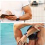 Spigen Silicone Fit Compatible avec Apple Watch Bracelet pour 44mm/42mm série 6/SE/5/4/3/2/1 - Blanc