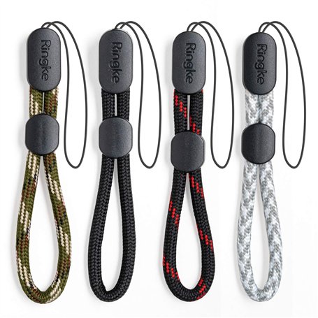 Ringke Cordon Dragonne Courte [4 Pack] Compatible avec un Téléphone Portable
