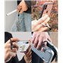 Ringke Cordon Dragonne Courte [4 Pack] Compatible avec un Téléphone Portable, des Étuis de Téléphone, des Clés, des Appareils Ph