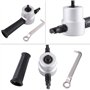 Fafeicy kit d'outils de coupe de grignoteuse à double tête pour tôle