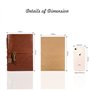 New Cuir Vintage Magique Key String Notebook Journal Blank Agenda Jotter Cahier Cord
