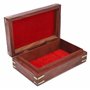 Ajuny Boîte à Bijoux en Bois Faite à la Main pour Femme | Organisateur de Voyage de Stockage Souvenirs Polyvalent Solide | Porte