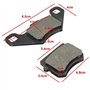 MOMOALA Plaquettes De Freins Moto 50Cc 80Cc 90Cc 110Cc 125Cc 140Cc Quad VTT Pit Dirt Bike