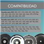 MIRTUX Pack de Remplacement de 3 brosses latérales Compatible avec Roomba séries 500, 600 et 700 - Kit de 3 pales - Pièces de Re
