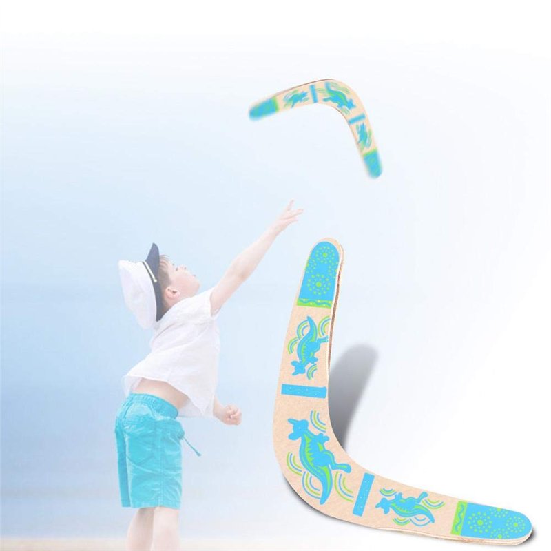 Image secondaire de Nouveau Boomerang Kangourou en Forme de V, Boomerang en Forme de V pour Enfants, Adapté à Une Utilisation dans Une Large Zone, D