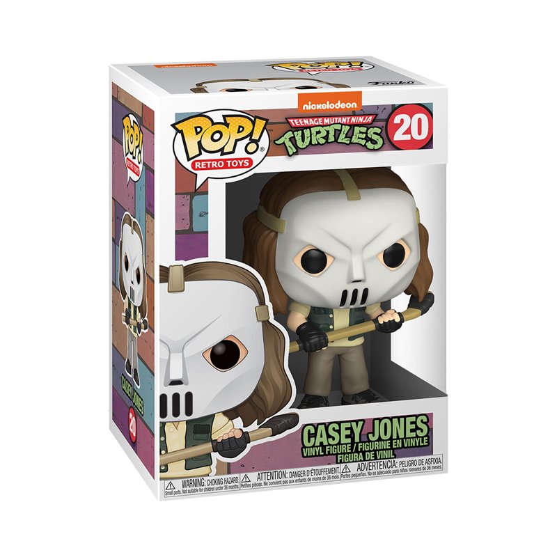 Funko Pop! Vinyl 1990-Casey Jones Teenage Mutant Ninja Turtles - TMNT 1990 - Figurine en Vinyle à Collectionner - Idée de Cadeau
