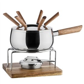 Mäser Service à fondue en acier inoxydable