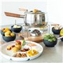 Mäser Service à fondue en acier inoxydable