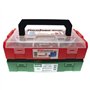 Set comprenant un assortiment de chevilles multi-usages Fischer et un assortiment de vis Spax livrés dans des mallettes de range