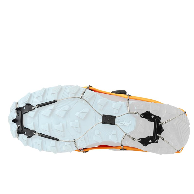Image secondaire de Nortec Trail 2.4 Crampons fabriqués en Italie pour les courses d'hiver sur glace et neige - Chaussures minimales avec étui L (42
