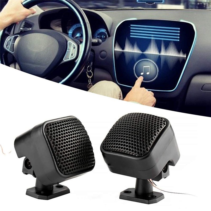 Image secondaire de Tissting 2 Pièces Haut-Parleurs Stéréo, 500 W Haut-Parleur Voiture son stéréo Ensemble Enceinte Voiture Portable pour Voiture